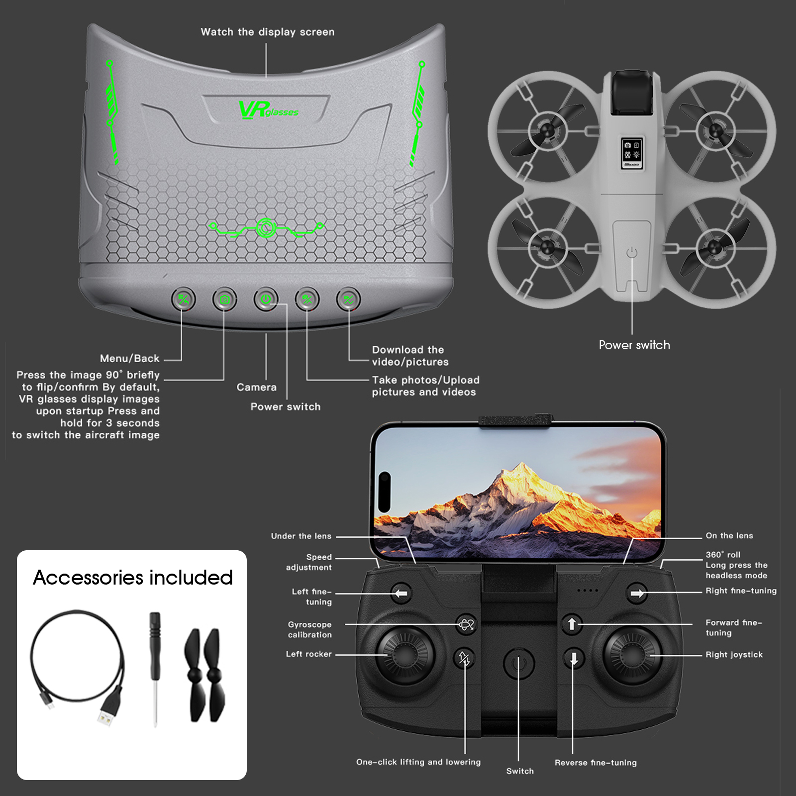 Mini Drone That Is Easy For Be - Drone Gimbal 评论和价格