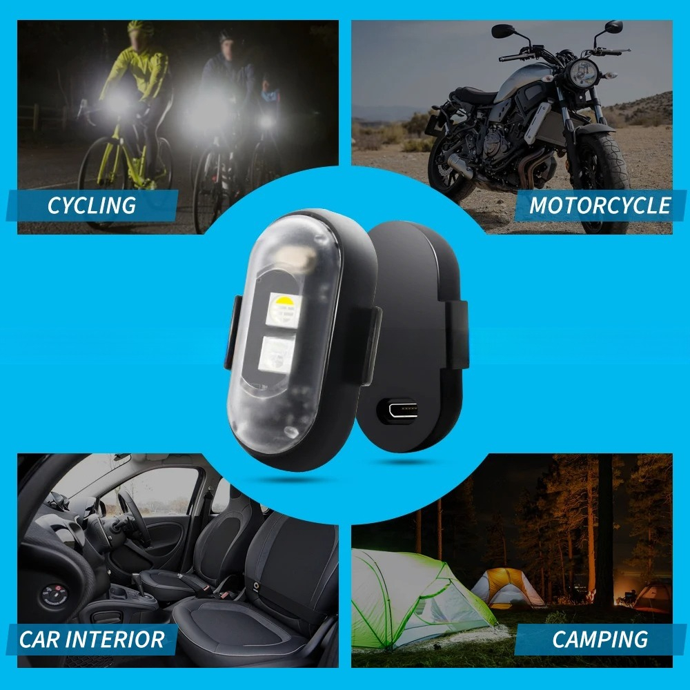 Motorcycle Strobe Light, APP C - Drone Led Light 评论和价格