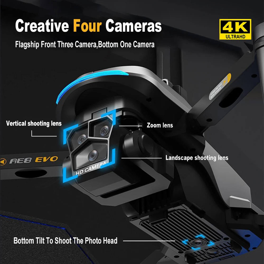 AE8 EVO Drone 4K Professional  - Drone Gps Module 评论和价格