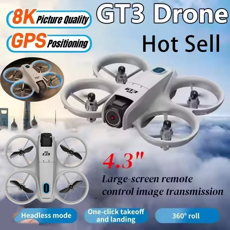 GT3 Drone 8K HD Dual Cameras G - Drone Gps Module 评论和价格